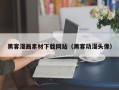 莱芜黑客漫画素材下载网站（黑客动漫头像）
